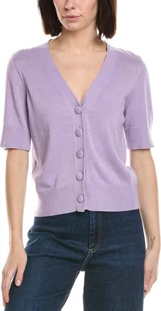 CeCe by Cynthia Steffe Cece V-Neck Wool-Blend Cardigan