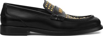 Versace Mocassini con borchie - Nero
