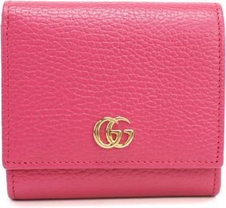 Gucci Pink Leather Wallet (Bi-Fold) (Pre-Owned)
