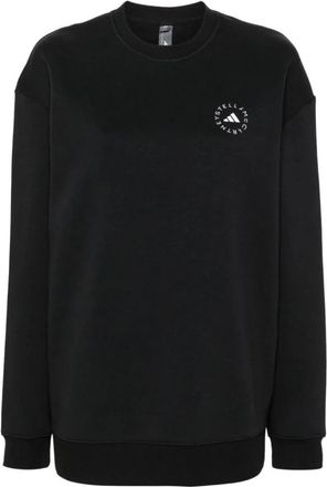adidas by Stella McCartney a SMC Loose SS - Dames - Sportshirts - Zwart - 2XS - Fitness
