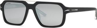Plein Sport Mens SSP036 57 577EPP Sunglasses - Black - One Size