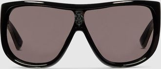 Gucci Mask Frame Sunglasses, Black