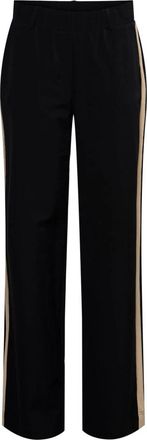 &Co Woman Broeken, Dames, Zwart, M, Pammy Travel Broeken