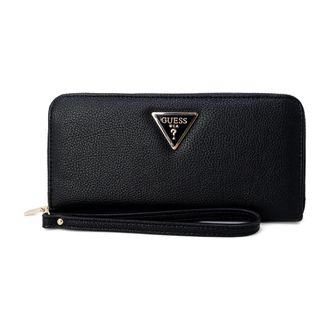 Guess Kleine Damesportemonnee Herfst/Winter Collectie - Dames - Portefeuilles - Zwart - ONE Size - Accessoires