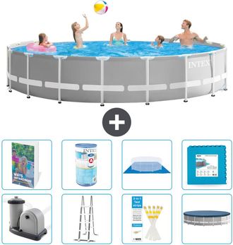 Intex Piscina Prism Frame Redonda - 549x122 Cm - 9-piezas S602