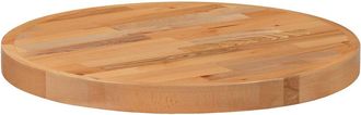 Flash Furniture 24 Round Butcher Block Style Table Top