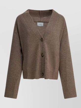 Loulou Studio knit top long sleeves v neckline