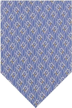Ferragamo Light Blue Gancini Tie