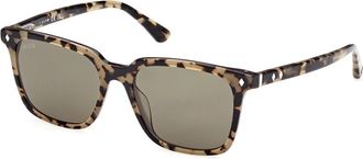 Web Eyewear Web WE0348 55N Mens Sunglasses Tortoiseshell Size 53