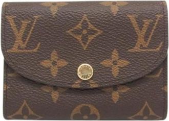 Louis Vuitton Pre-owned Canvas Portemonnee - Dames - Vintage Accessoires - Bruin - ONE Size - Vintage