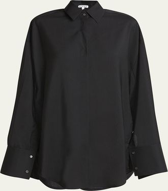 Loewe Wool Button Down Blouse