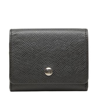 Louis Vuitton Ardoise Black Leather Coin Purse/Coin Case (Pre-Owned)