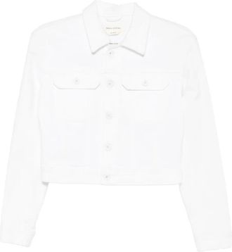 Marc O'Polo button-fastening flap-pocket jacket - White