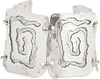 Karine Sultan Spiral Plate Bracelet in Silver at Nordstrom Rack