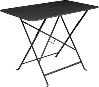 Fermob Rectangular table Bistro - Black - Painted steel - Designer Frédéric Sofia