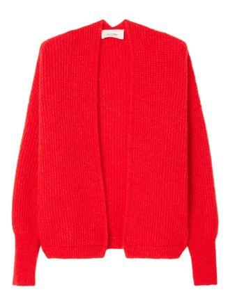 American Vintage East fluffy cardigan - Red