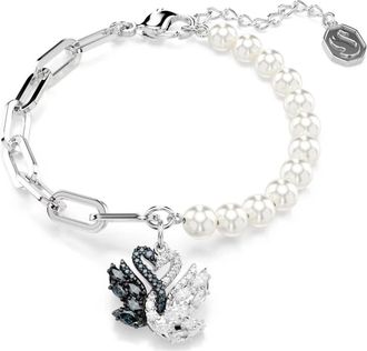 Swarovski Horloges - unisex - Armbanden - Grijs - ONE Size - Leer - Accessoires