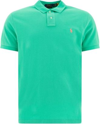Polo Ralph Lauren Klassiek Passend Katoenen Poloshirt - Heren - Polos - Groen - S - Katoen - Tops