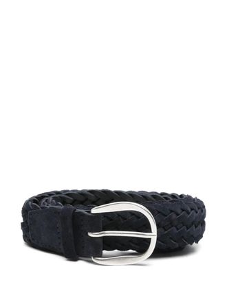 Orciani Suede Plot belt - Blue