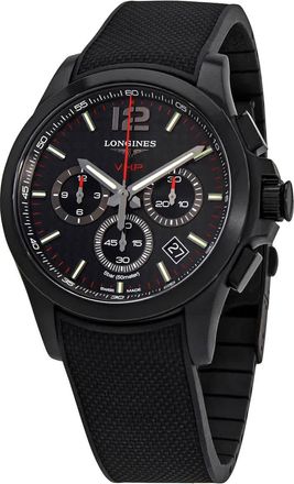 Longines Conquest V.H.P Carbon Fiber Dial Mens Watch L37172669