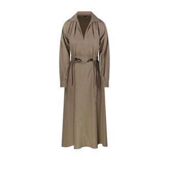 Max Mara Maxi Dresses, female, Green, Size: S Pedaggi Dress