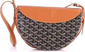 Goyard Hirondelle Shoulder Bag Coated Canvas and Leather