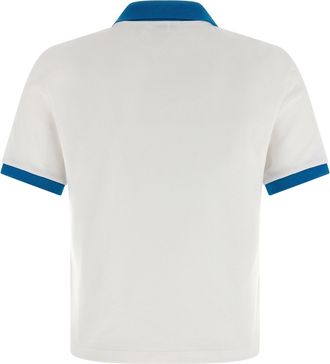 Versace Womens Blue Cotton Polo Shirt
