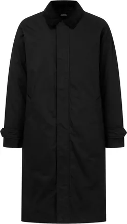TOMBOY corduroy-collar hunting jacket - men - Cotton/Duck Down - M - Black