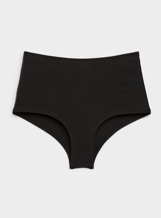 Miiyu Womens Minimalist high-waist boyshort Organic cotton