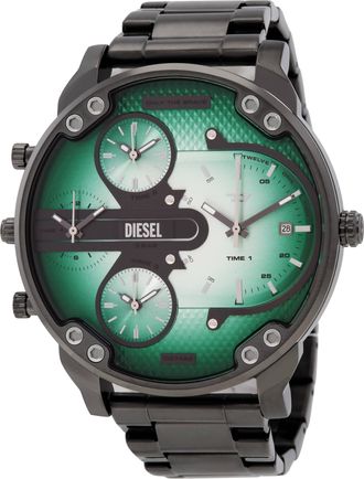 Diesel Mr. Daddy Slim Multi-Movement Quartz Green Dial Mens Watch DZ7488