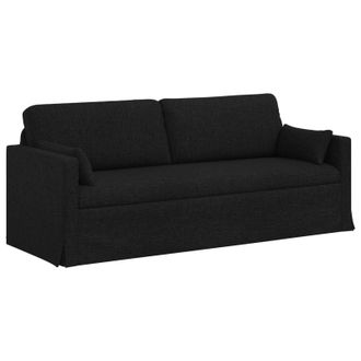 vidaXL Sof&aacute; Negro 198 X 78 X 80 Cm Tela Vidaxl