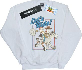Disney Heren Toy Story 4 Let&acute;s Ride Sweatshirt (Wit)
