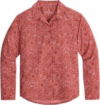 Royal Robbins Salathe Sun Shirt L/S Bluse f&uuml;r Damen | rot/rosa