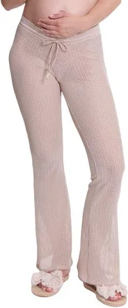 Cache Coeur Milos Maternity Beachwear Pants in Beige at Nordstrom, Size X-Large