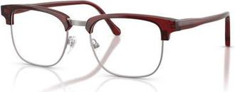 Sferoflex 53mm Square optical glasses in Red at Nordstrom