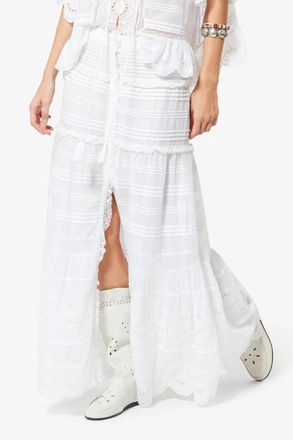 Isabel Marant Womens Paoline Skirt In White