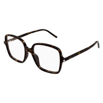 Saint Laurent Oversized Square Frame - unisex - Saint Laurent - Glasses - Brown - 53 MM - Accessories