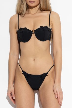 Cult Gaia Bottom Of The Greta Swimsuit, Womens, Black