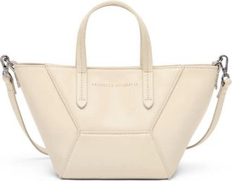 Brunello Cucinelli Borsa Tote In Pelle-Donna