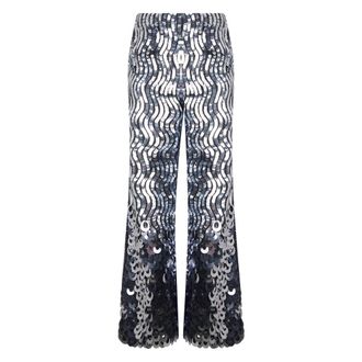 Alberta Ferretti Mujer, Pantalones, Gris, Talla: S