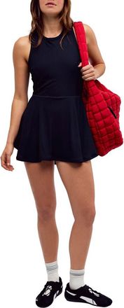 Free People FP Movement Kiss My Ace Sleeveless Minidress in Black at Nordstrom, Size X-Large