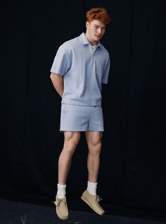 Le 31 Mens Structured jersey short Inseam: 3
