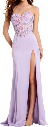 Jovani Lily Long Formal Prom Dress In Lilac
