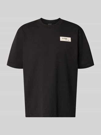 G-Star Relaxed Fit T-Shirt mit Label-Badge in Black, Gr&ouml;&szlig;e XXL