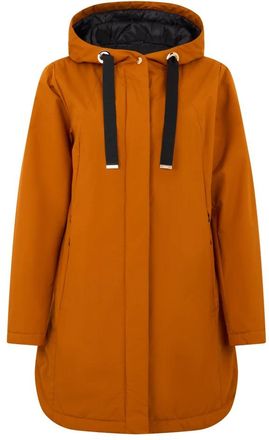 Herno Waterproof Jacket with Hood - Dames - Winterjassen - Oranje - XS - Polyester - Jassen
