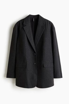 H&M Embellished Blazer in Dark Gray at Nordstrom, Size X-Large