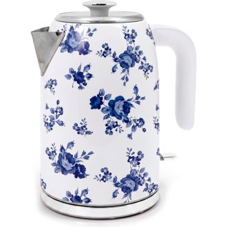 Dwell Studio Floral Kettle in Blue at Nordstrom Rack