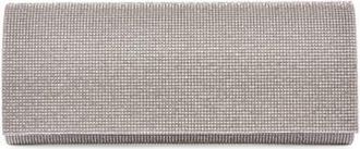 Lady Couture Radiant Rhinestone Clutch in Silver at Nordstrom Rack