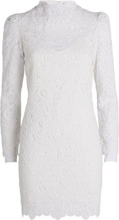 Isabel Marant Daphne Droderie Anglaise Ramie Mini Dress Size S