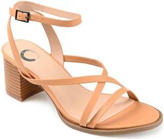 Journee Collection Anika Strappy Sandal in Tan at Nordstrom Rack, Size 9.5